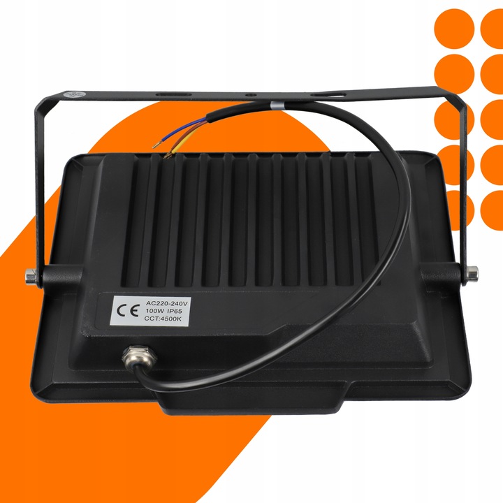 Halogen LED Naświetlacz Reflektor Zewnętrzny Lampa 100W IP65