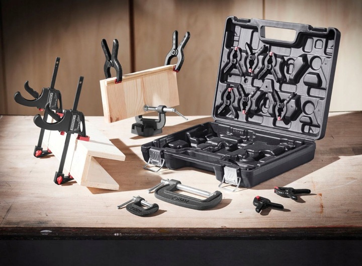 PARKSIDE Zestaw imadeł szybkomocujących, 16-częściowy