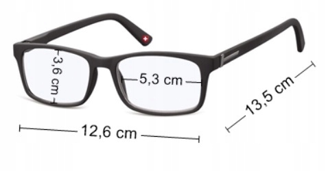 Okulary do komputera do czytania plus +2.00 etui