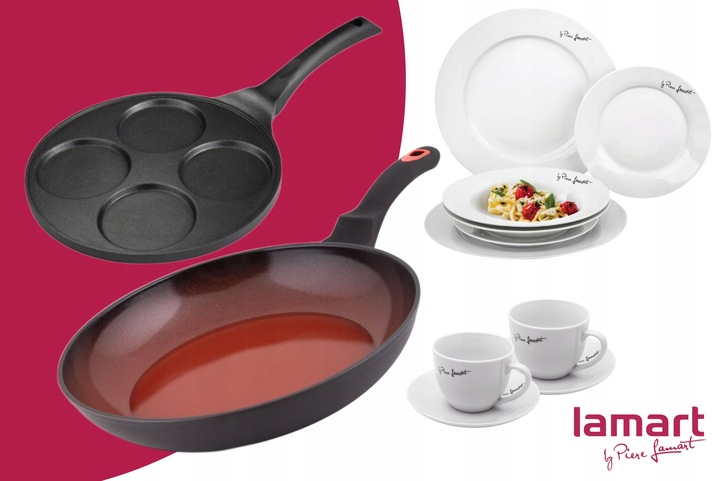 Szklanki z Uchem Termiczne do Cappucino Lamart LT9026 2szt 190ML