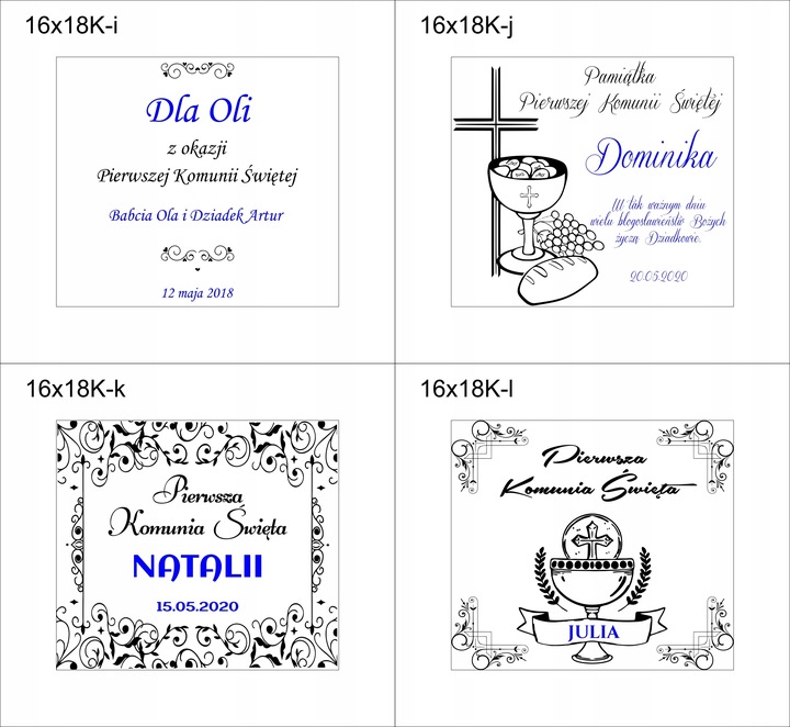 PUDEŁKO białe KOMUNIA prezent GRAWER pamiątka IMIĘ