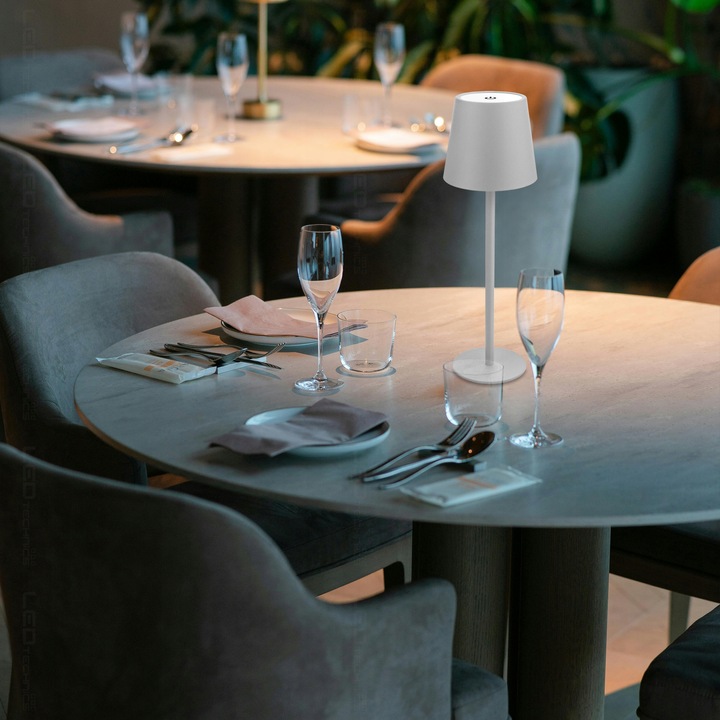 Lampa nocna Lampka stołowa biurkowa LED USB Dotykowa Bezprzewodowa