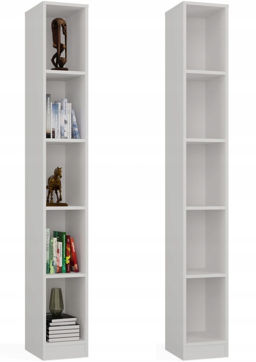 REGAŁ R25 BIUROWY 25CM PÓŁKA SZAFKA KSIĄŻKI SEGREGATORY BIAŁY POKÓJ