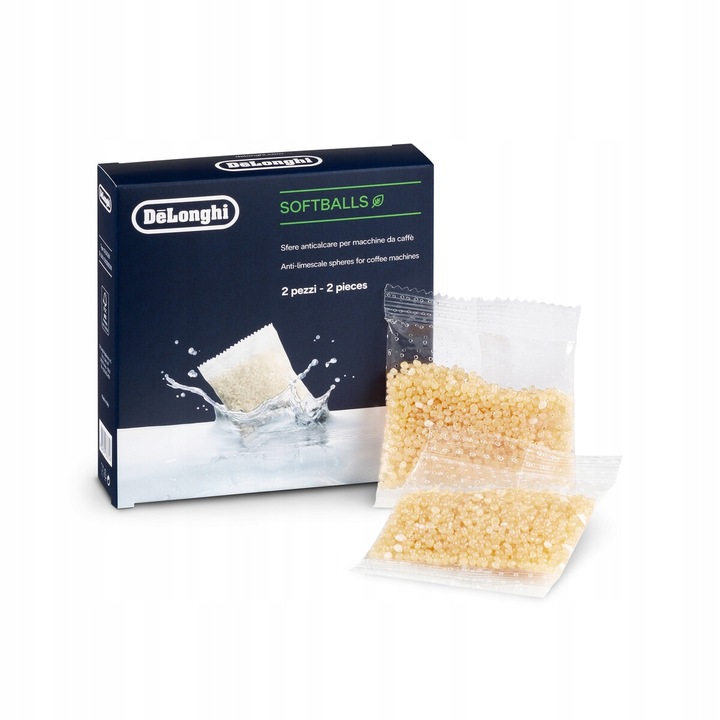 Granulki zapobiegające osadzaniu się kamienia SoftBalls De'Longhi