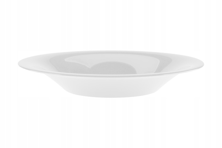 KOMPLET Talerz głęboki 6 sztuk CLASSIC 24,1cm białe szkło opal