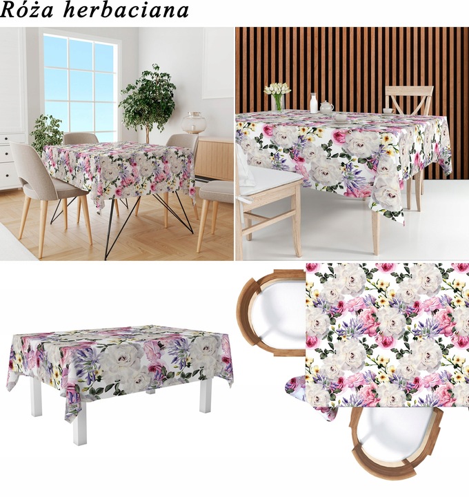 OBRUS PLAMOODPORNY 120X160 WZORY