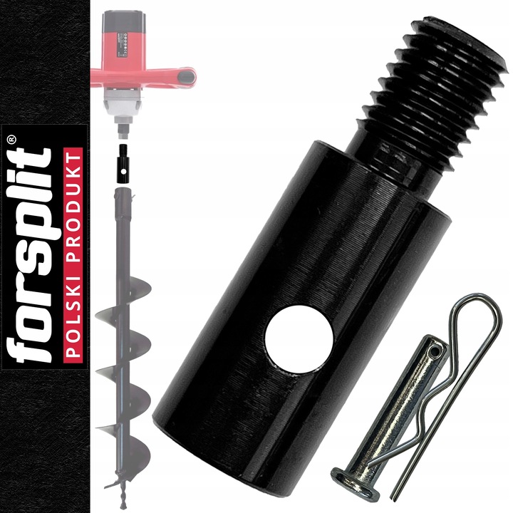 Adapter do mieszadła - Mieszadło M14 > Wiertło do gleby 20 mm / świder