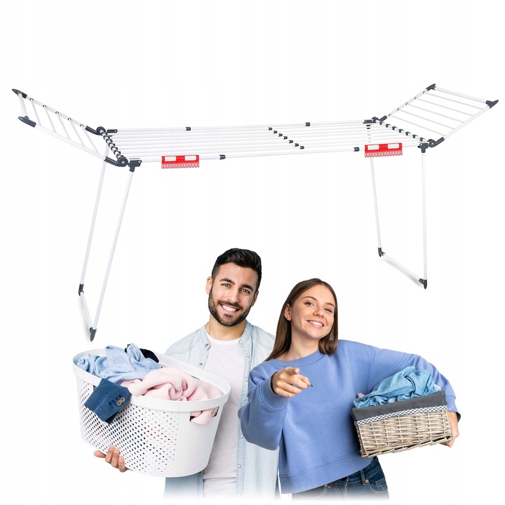 SUSZARKA NA PRANIE DO UBRAŃ TELESKOPOWA 27m XXXL