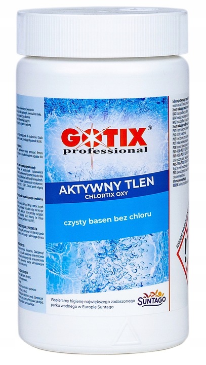 Aktywny Tlen do Basenu Jacuzzi SPA Chemia Basenowa bez Chloru Tabletki 1KG