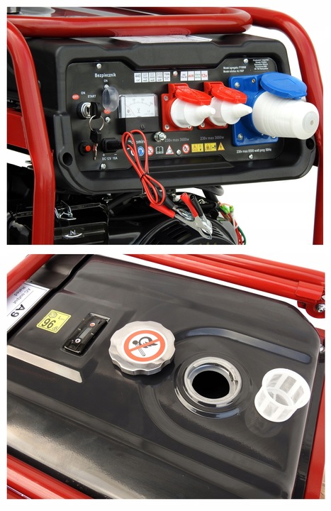 PROFESJONALNY AGREGAT PRĄDOTWÓRCZY 11,8kW ELSTART AVR MIEDŹ STOJAN