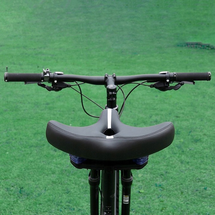 WYGODNE SIODEŁKO SIODŁO ROWEROWE NA ROWER DO ROWERU DUŻE MIĘKKIE MTB S11