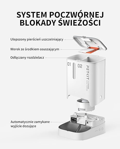 Podajnik do Karmy Automatyczny z Kamerą 1080P HD 5 litrów