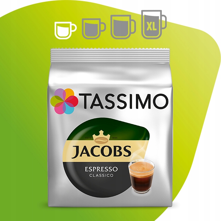 Kapsułki Tassimo Jacobs Espresso Classico, 16 szt