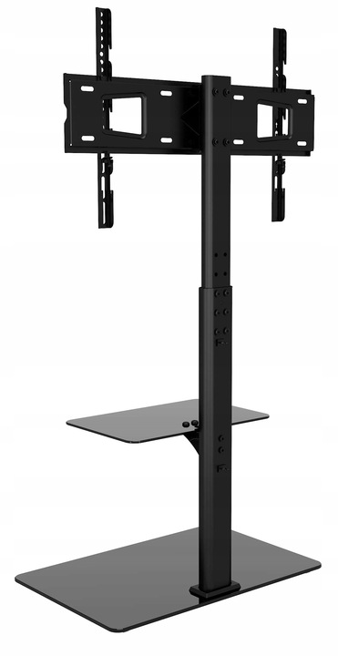 Podłogowy STOJAK TV pod telewizor z półką Uniwersalny Obrotowy