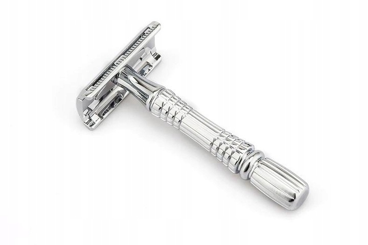 Tradycyjna Klasyczna Maszynka Do Golenia Z Lusterkiem + Żyletki Wilkinson