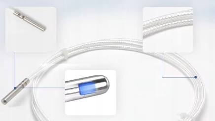 Czujnik temperatury pt1000 - przewód wysokotemperaturowy 2m