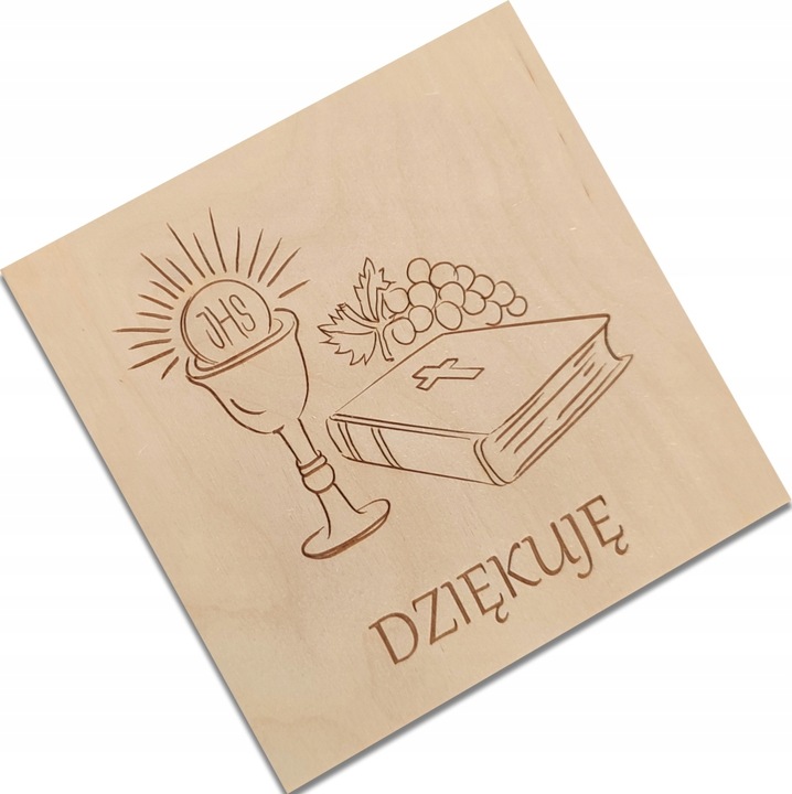 PODZIĘKOWANIE dla Chrzestnych/Dziadków Komunia Św PR 239