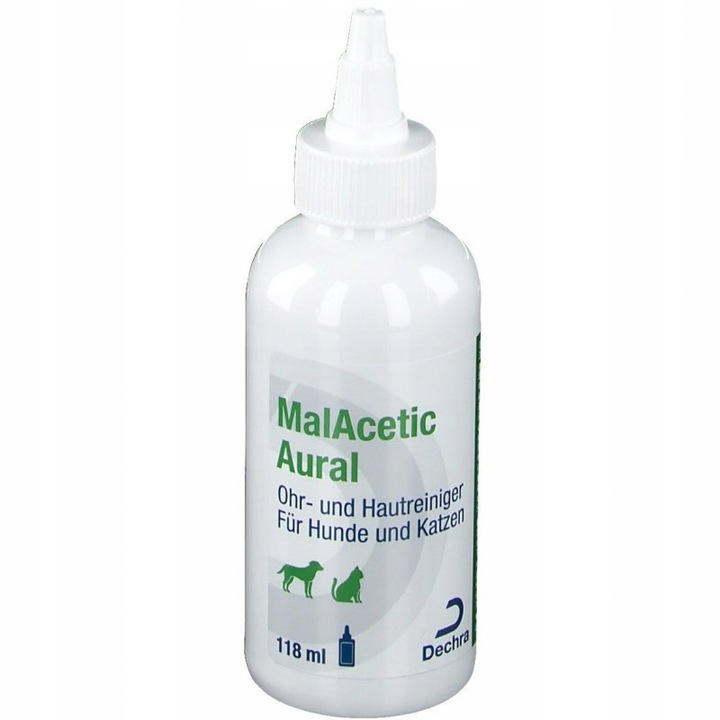 MalAcetic Aural czyszczenie uszu p/grzybiczy 118ml