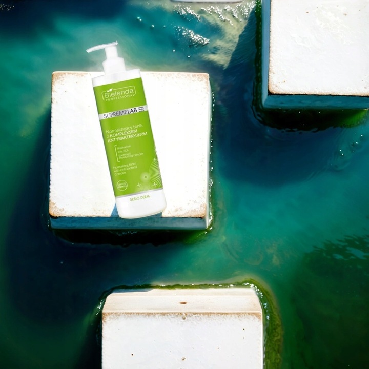 TONIK DO TWARZY BIELENDA SUPREMELAB SEBIO DERM NORMALIZUJĄCY 500ML