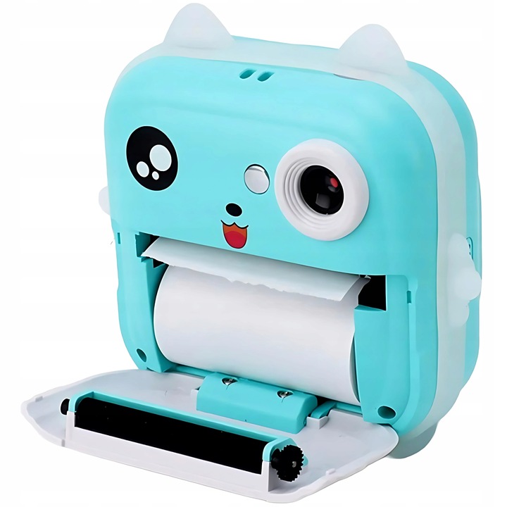 Aparat natychmiastowy Drukuś 2.0 mini aparat drukarka+ 3 rolki | 2 KOLORY