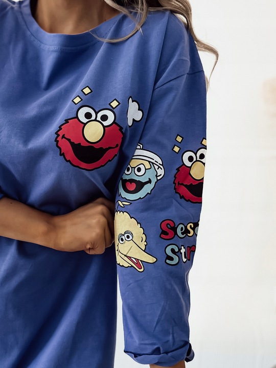 TUNIKA NADRUK BAWEŁNA KOLORY WZORY