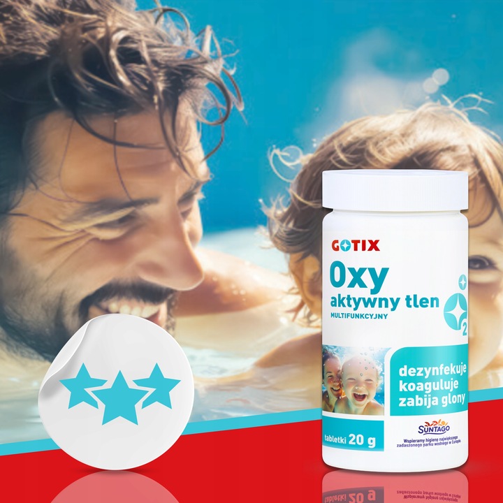 Aktywny Tlen do Basenu Jacuzzi Tabletki Chemia Basenowa Zamiast Chloru