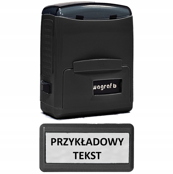 Pieczątka Wagraf B1s do 3 wersów - 12 kolorów obudowy do wyboru