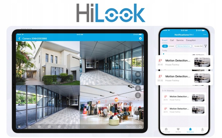 Kamera IP 6Mpx PoE HiLook by Hikvision Zewnętrzna IPCAM-B6-30DL Mikrofon