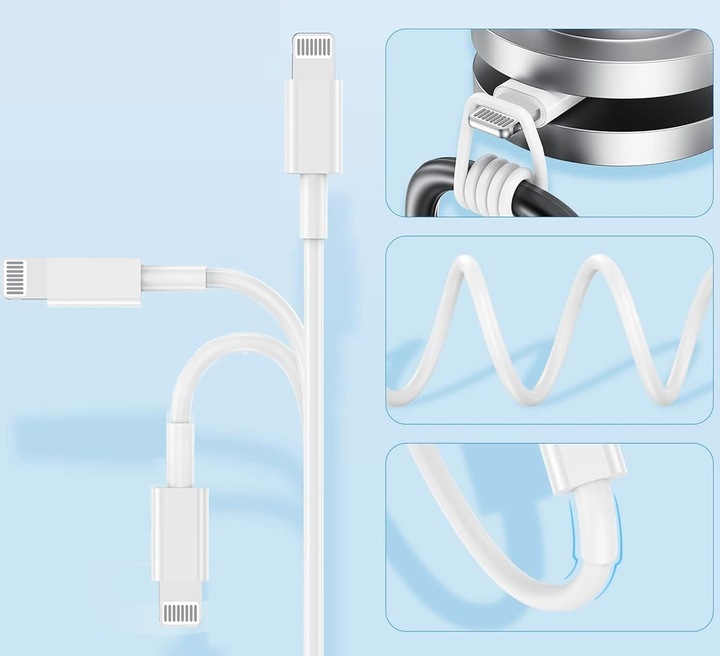 Szybka Ładowarka Sieciowa do Apple z kablem Lightning z MFI dla IPHONE IPAD