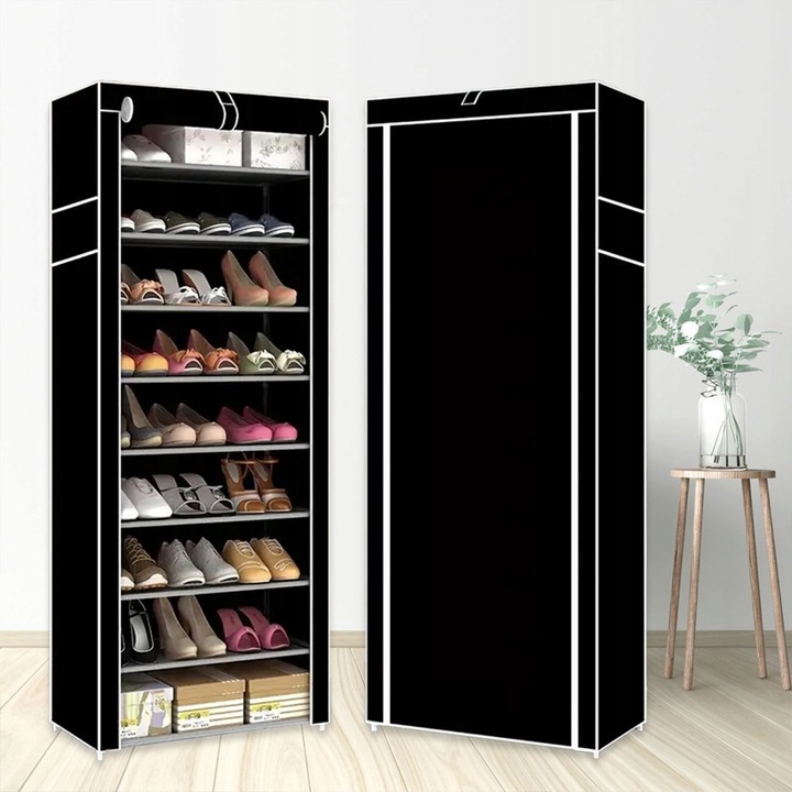 SZAFKA MATERIAŁOWA NA BUTY UBRANIA REGAŁ PÓŁKA GARDEROBA 9 PÓŁEK DUŻA