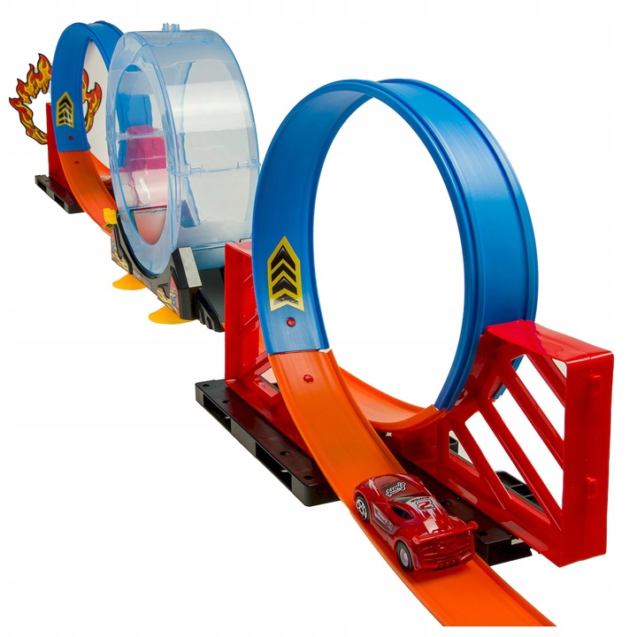TOR WYŚCIGOWY 3 PĘTLE DLA SAMOCHODZIKÓW AUTKA 3+