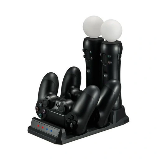 DUŻA Ładowarka STACJA DOKUJĄCA do PS4 DualShock MOVE Kontroler Pad 4w1