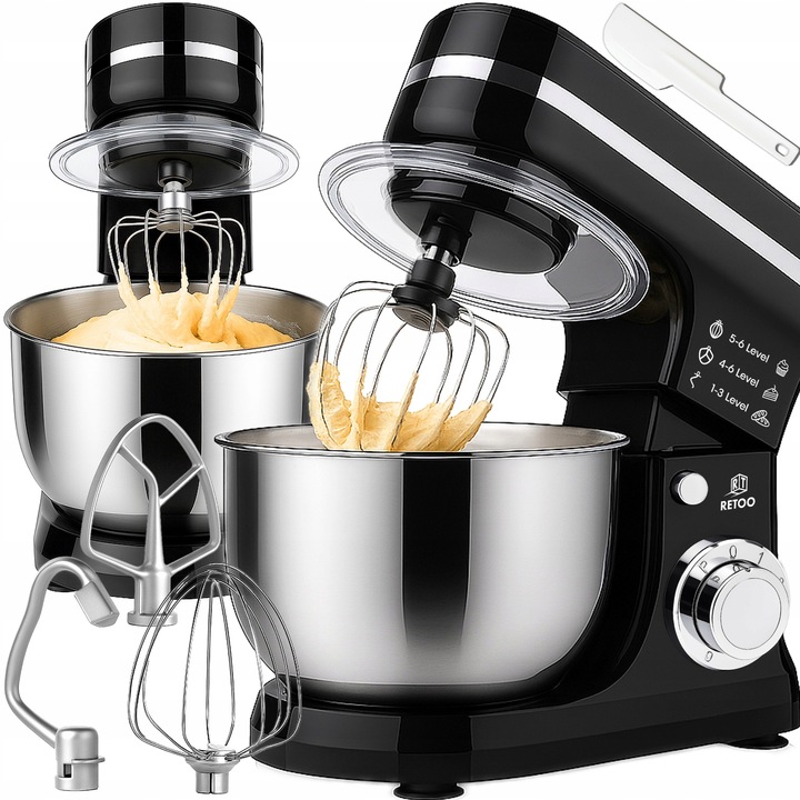 ROBOT KUCHENNY PLANETARNY Z MISĄ 6L WIELOFUNKCYJNY MIKSER 3w1 3200W XL