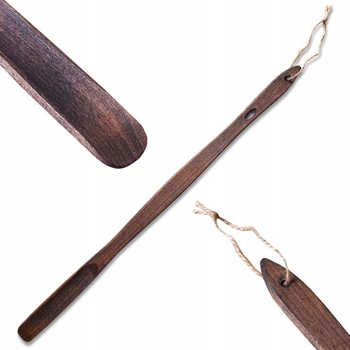 Drewniana ŁYŻKA DO BUTÓW OBUWIA Długa Duża 72cm