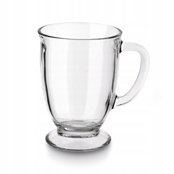 Szklane KUBKI DO KAWY HERBATY szklanki DO NAPOJÓW 6xKUBEK CARLO 450ml Tadar