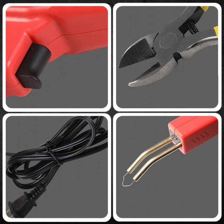 Zestaw Spawarka do Plastiku Zgrzewarka Zszywarka Lutownica do Tworzywa