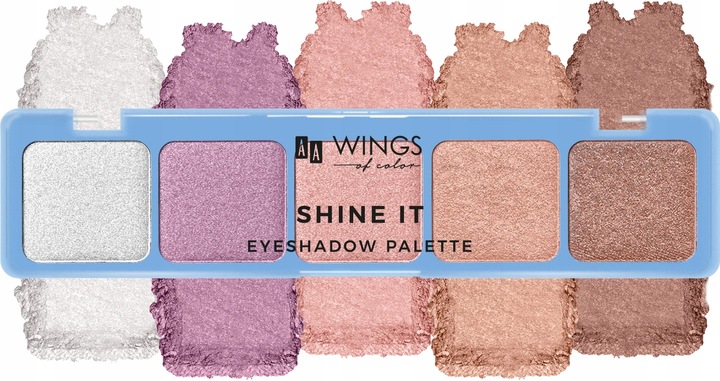 AA WINGS OF COLOR Shine It eyeshadow palette 5*1,45 g
