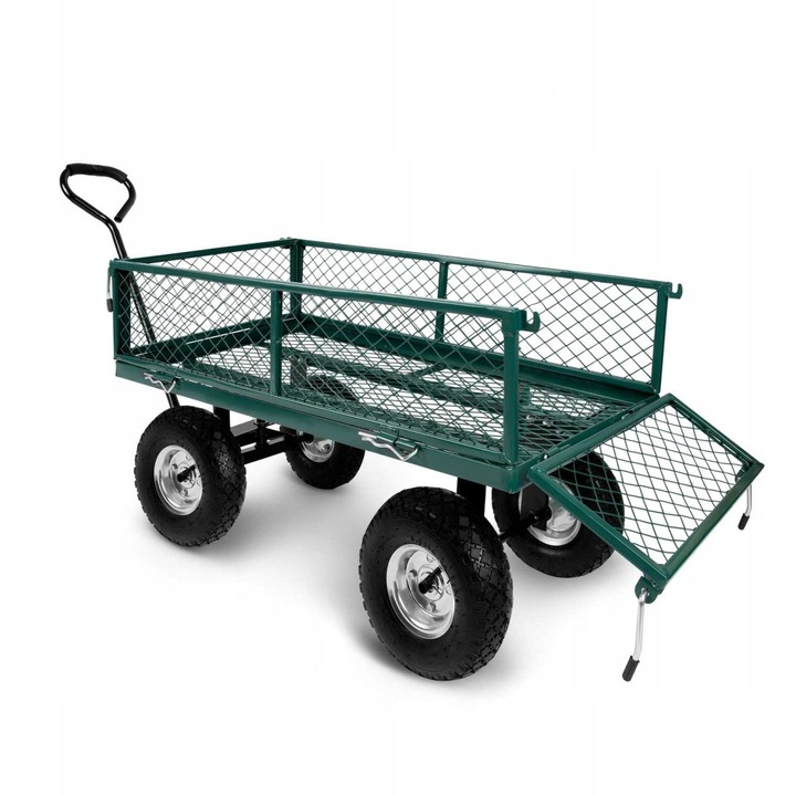 WÓZEK OGRODOWY TACZKA PRZYCZEPKA TRANSPORT Wozidło OTWIERANY BURTY XXL