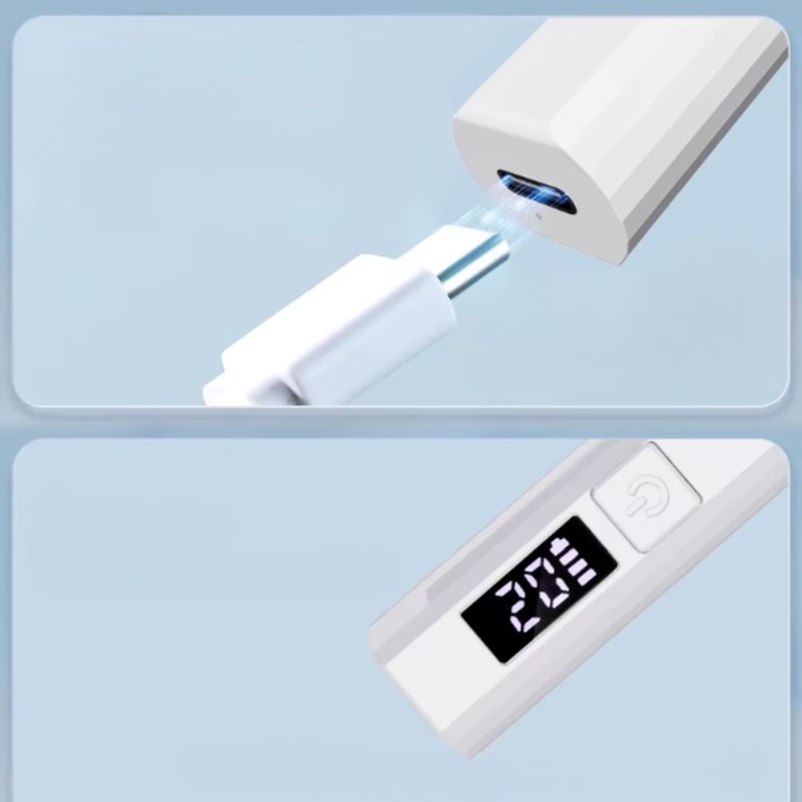 LAMPA UV LED MINI LATARKA UV LED DO PAZNOKCI BEZPRZEWODOWA USB C +