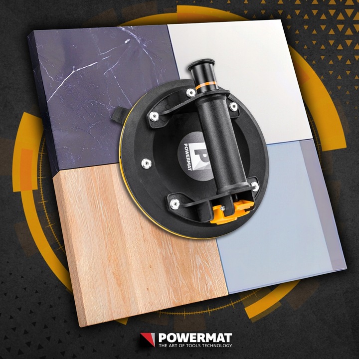 PRZYSSAWKA PRÓŻNIOWA DO PŁYTEK UCHWYT Z POMPKĄ GLAZURY SZYB 190 KG 200