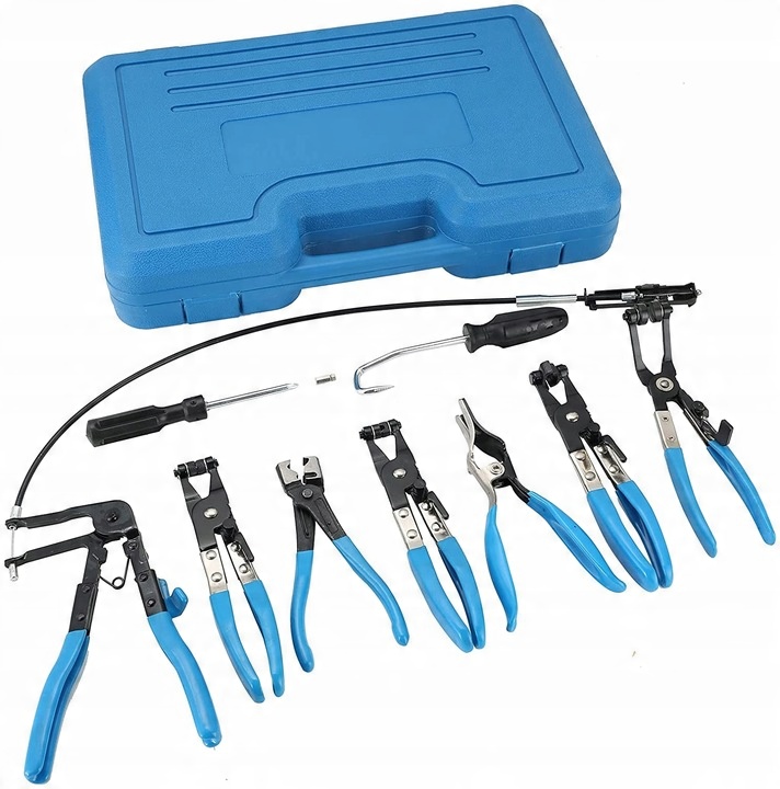 SZCZYPCE DO OPASEK ZACISKOWYCH CLICK-R OSŁON PRZEGUBÓW Z LINKĄ ZESTAW 9el