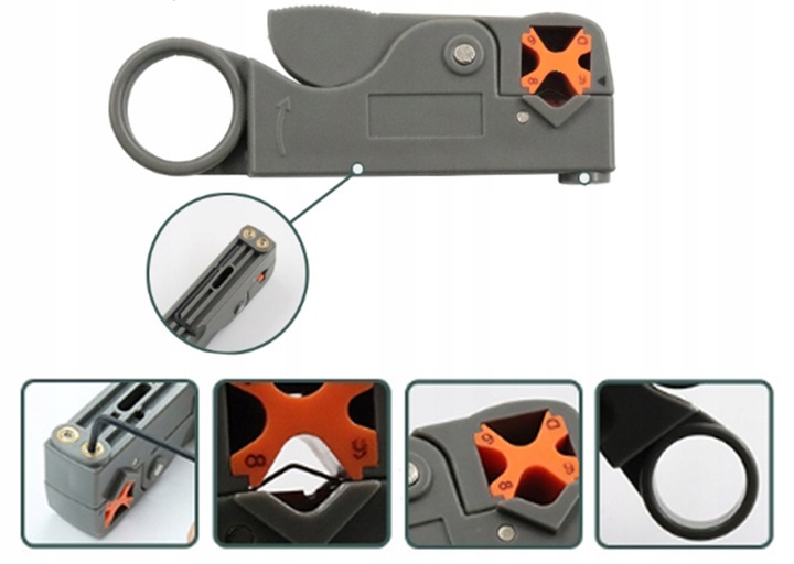 TESTER KABLI SIECIOWYCH WTYK RJ45 ZESTAW NARZĘDZI ŚCIĄGACZ ZACISKARKA LAN3