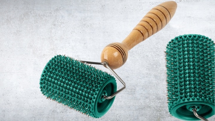 WAŁEK DO MASAŻU UNIWERSALNY LYAPKO 3,5MM MASAŻER Z IGŁAMI ZIELONY