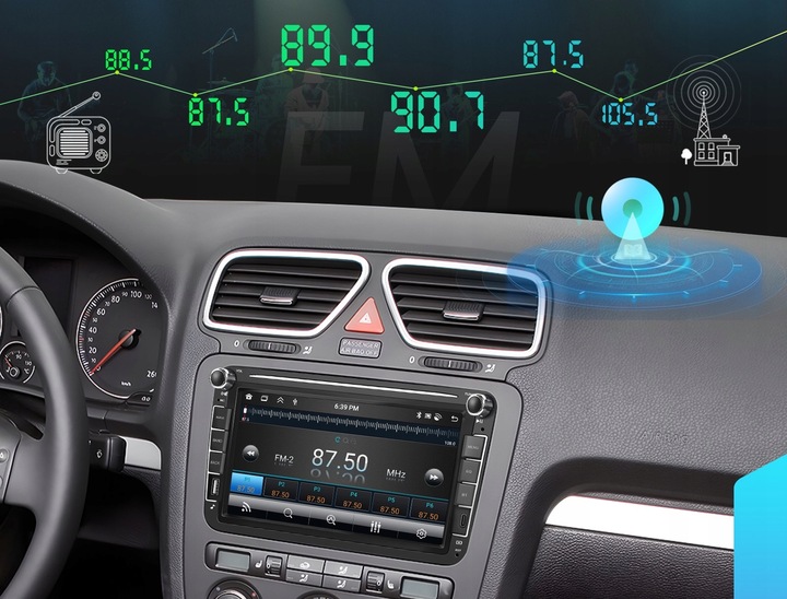 RADIO do VOLKSWAGEN SEAT SKODA VW PASSAT B6 B7 GOLF 5 V 6 WIFI ANDROID