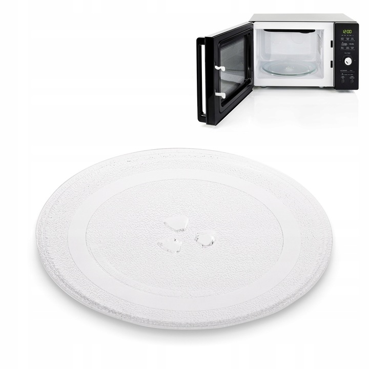 Uniwersalny TALERZ DO KUCHENKI MIKROFALOWEJ 24,5 cm talerz do mikrofali
