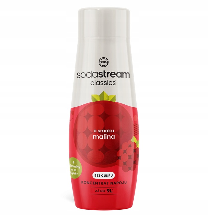 Syrop koncentrat do wody SodaStream Malina Bez Cukru 440ml