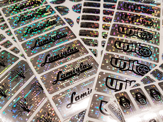 NH-210 - 55x11mm HOLOGRAM PLOMBA SECURITY VOID