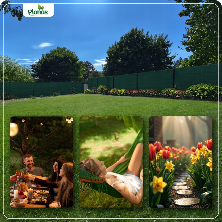 SIATKA CIENIUJĄCA 1,5x50m MASKUJĄCA MATA NA PŁOT OGRODZENIE OSŁONA 90%