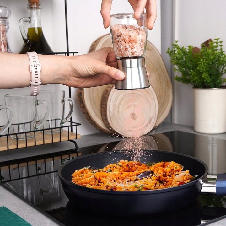 2x Młynki KUCHENNE zestaw komplet młynków do mielenia pieprzu soli przypraw