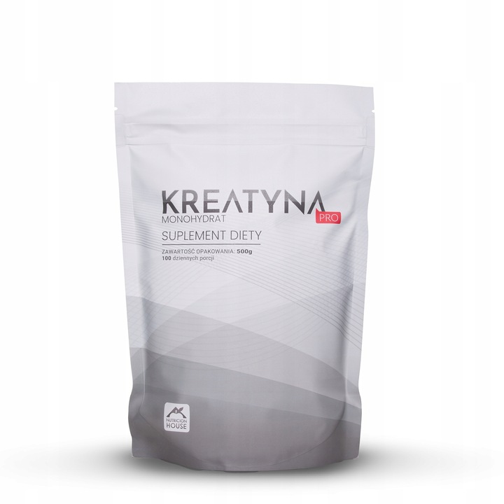 KREATYNA PRO MONOHYDRAT 500G - CZYSTA, BEZ DODATKÓW 200 MESH aż 100 PORCJI!